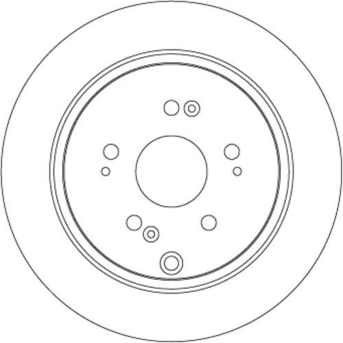 Brzdový kotúč TRW DF7374 - obr. 1