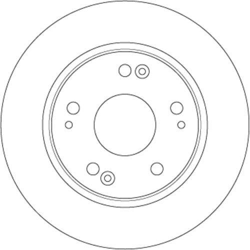 Brzdový kotúč TRW DF7970 - obr. 1