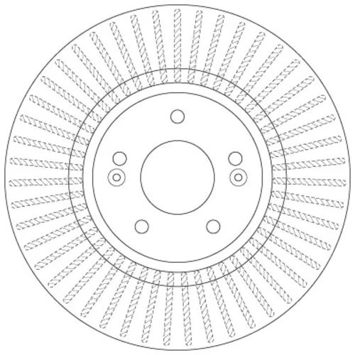 Brzdový kotúč TRW DF7973 - obr. 1