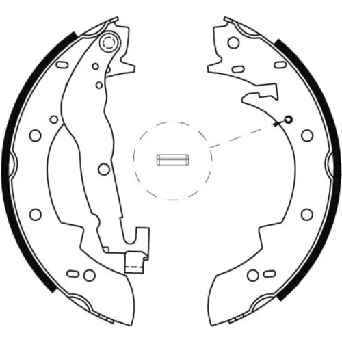 Sada brzdových čeľustí TRW GS6237 - obr. 1
