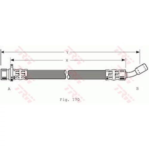 Brzdová hadica TRW PHD162