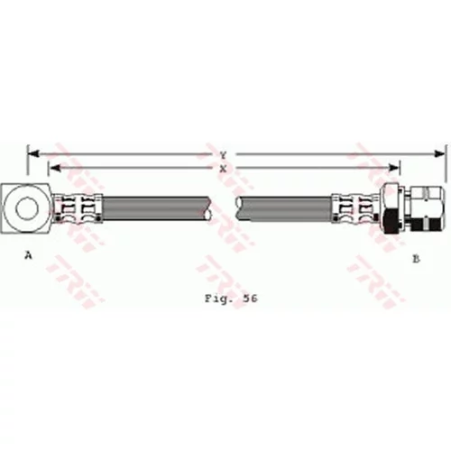 Brzdová hadica TRW PHD243