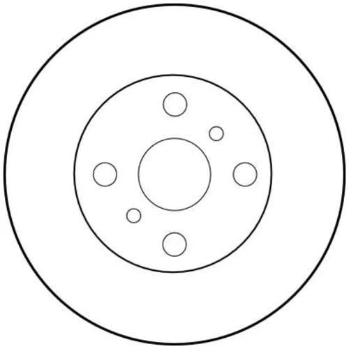 Brzdový kotúč TRW DF1409 - obr. 1