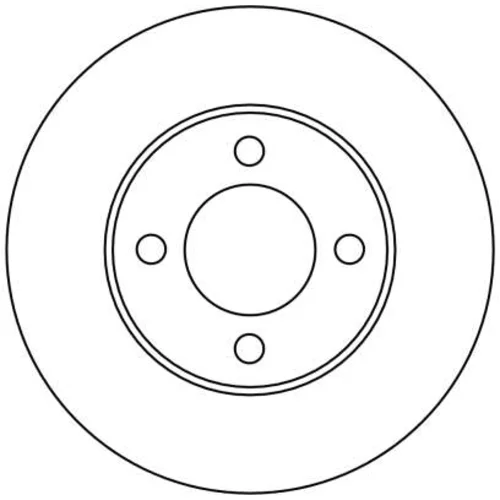 Brzdový kotúč TRW DF1521 - obr. 1