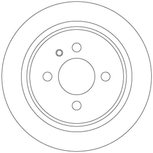 Brzdový kotúč TRW DF1561 - obr. 1