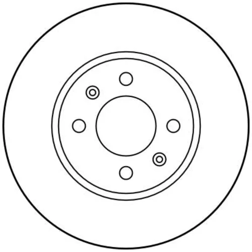 Brzdový kotúč TRW DF1627 - obr. 1
