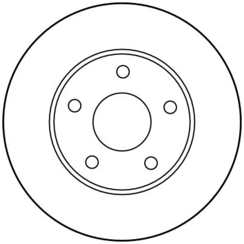 Brzdový kotúč TRW DF1647 - obr. 1