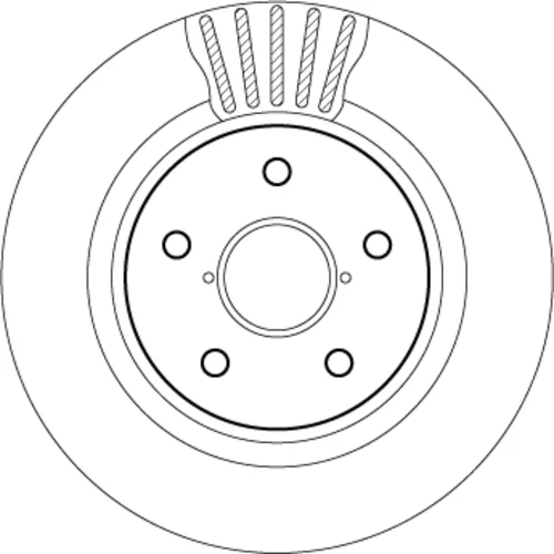Brzdový kotúč TRW DF2059BS - obr. 1