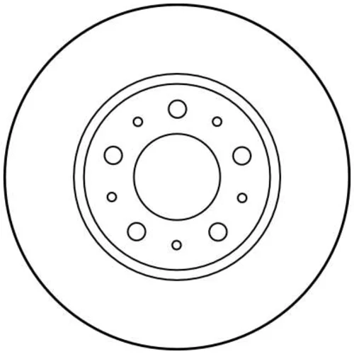 Brzdový kotúč TRW DF2671 - obr. 1