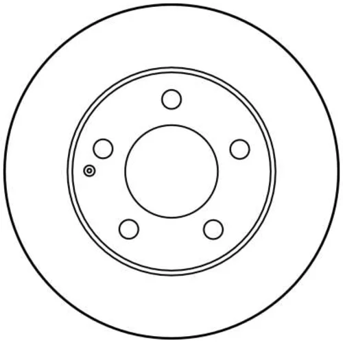 Brzdový kotúč TRW DF2704 - obr. 1