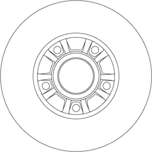 Brzdový kotúč TRW DF4273BS - obr. 1