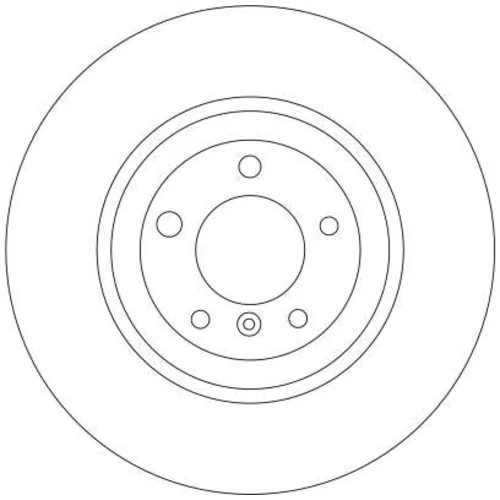 Brzdový kotúč TRW DF4350S - obr. 1