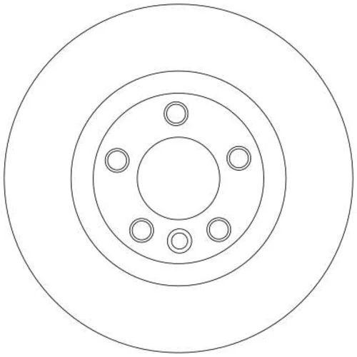 Brzdový kotúč TRW DF4360 - obr. 1