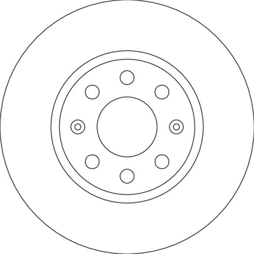 Brzdový kotúč TRW DF4796 - obr. 1