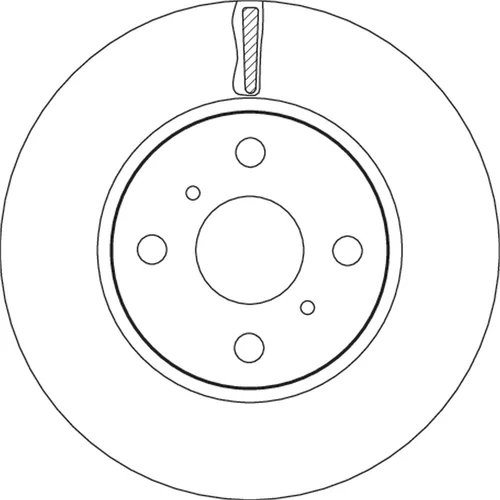 Brzdový kotúč TRW DF4806 - obr. 1