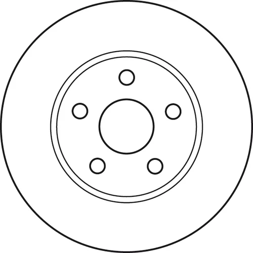 Brzdový kotúč TRW DF4877 - obr. 1