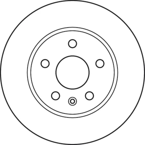 Brzdový kotúč TRW DF4995S - obr. 1