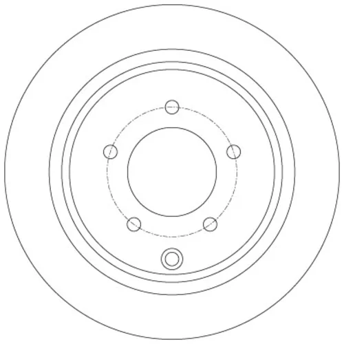 Brzdový kotúč TRW DF6177 - obr. 1