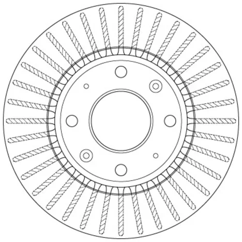 Brzdový kotúč TRW DF6229 - obr. 1