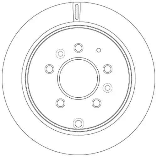 Brzdový kotúč TRW DF6291 - obr. 1