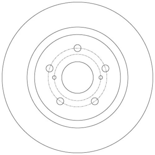 Brzdový kotúč TRW DF6324 - obr. 1