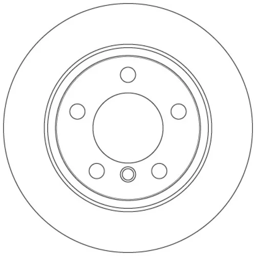 Brzdový kotúč TRW DF6353 - obr. 1