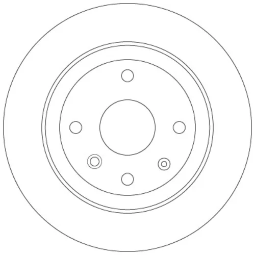 Brzdový kotúč TRW DF6360 - obr. 1