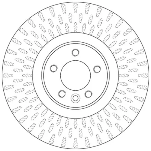 Brzdový kotúč TRW DF6508S - obr. 1
