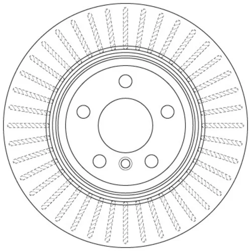 Brzdový kotúč TRW DF6512S - obr. 1