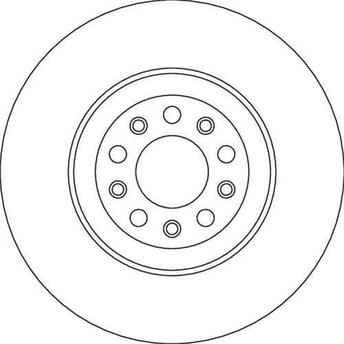 Brzdový kotúč TRW DF6551S