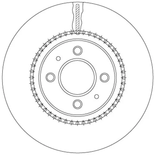 Brzdový kotúč TRW DF6904