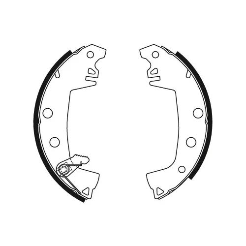 Sada brzdových čeľustí TRW GS8316 - obr. 1