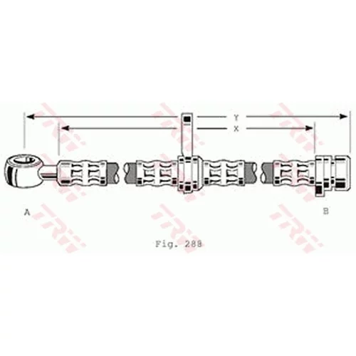 Brzdová hadica TRW PHD197