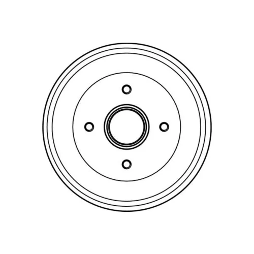 Brzdový bubon TRW DB4238 - obr. 1