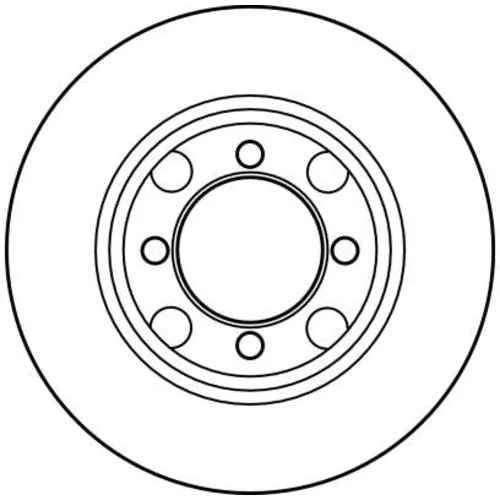 Brzdový kotúč TRW DF2607 - obr. 1