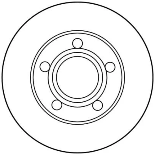 Brzdový kotúč TRW DF2651 - obr. 1