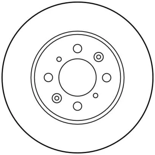 Brzdový kotúč TRW DF2792 - obr. 1