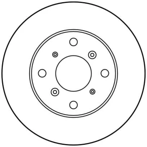 Brzdový kotúč TRW DF3109 - obr. 1