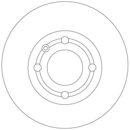 Brzdový kotúč TRW DF4062 - obr. 1