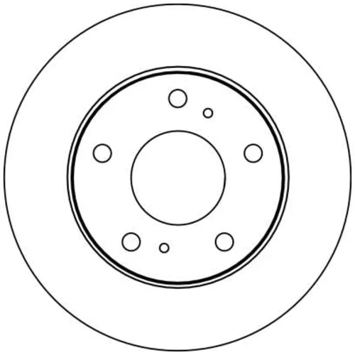 Brzdový kotúč TRW DF4092 - obr. 1