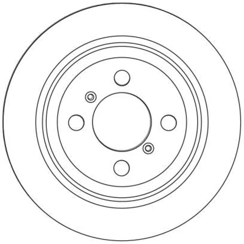 Brzdový kotúč TRW DF4376 - obr. 1