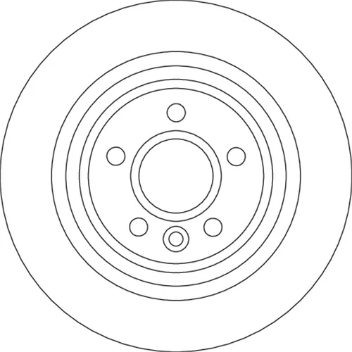 Brzdový kotúč TRW DF4766 - obr. 1