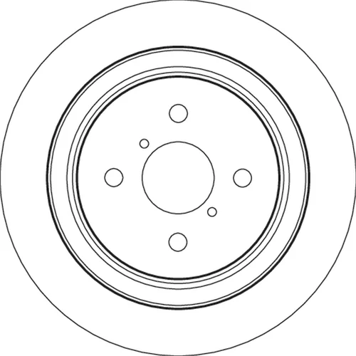Brzdový kotúč TRW DF4800 - obr. 1