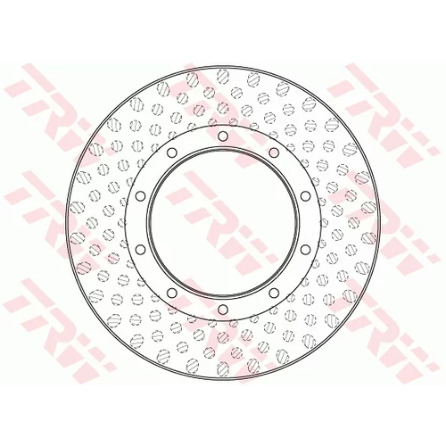 Brzdový kotúč TRW DF5010S
