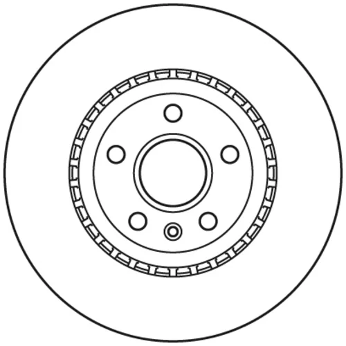 Brzdový kotúč TRW DF6113S - obr. 1