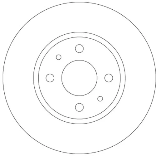 Brzdový kotúč TRW DF6231 - obr. 1