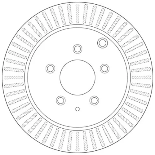 Brzdový kotúč TRW DF6385 - obr. 1