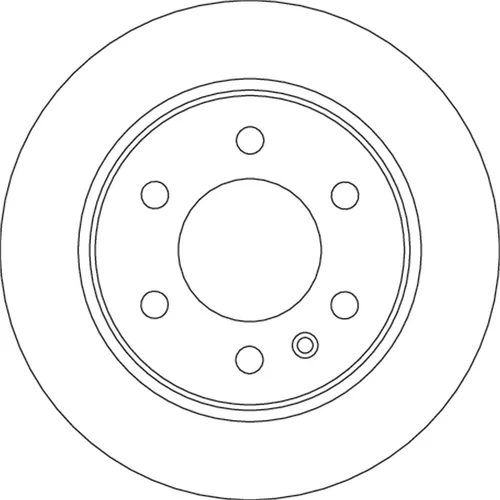 Brzdový kotúč TRW DF6723S