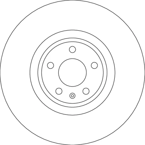 Brzdový kotúč TRW DF6729S