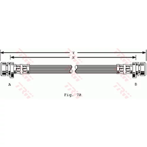 Brzdová hadica TRW PHA182